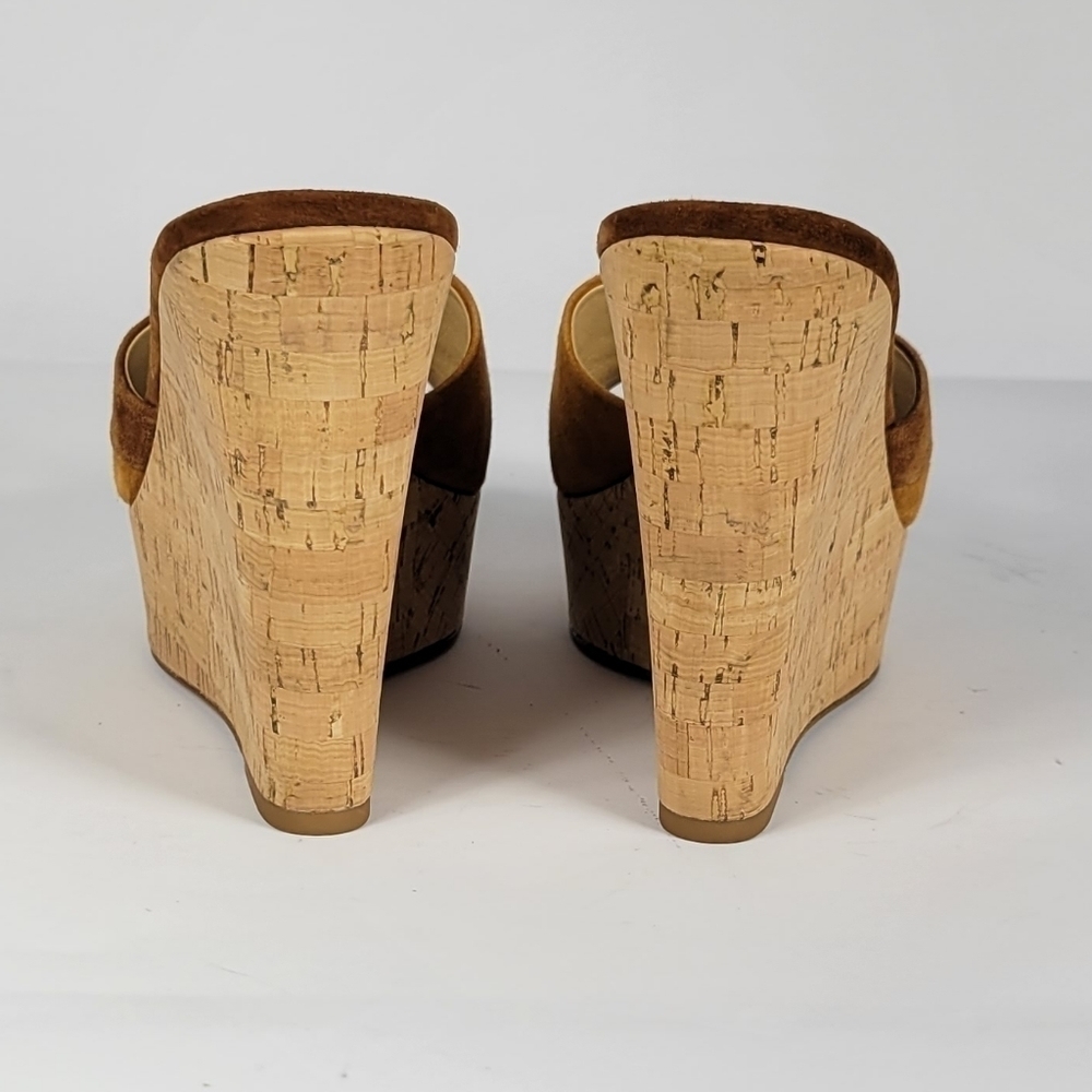 Veronica Beard Dali Patchwork On Platform Wedge S… - image 6